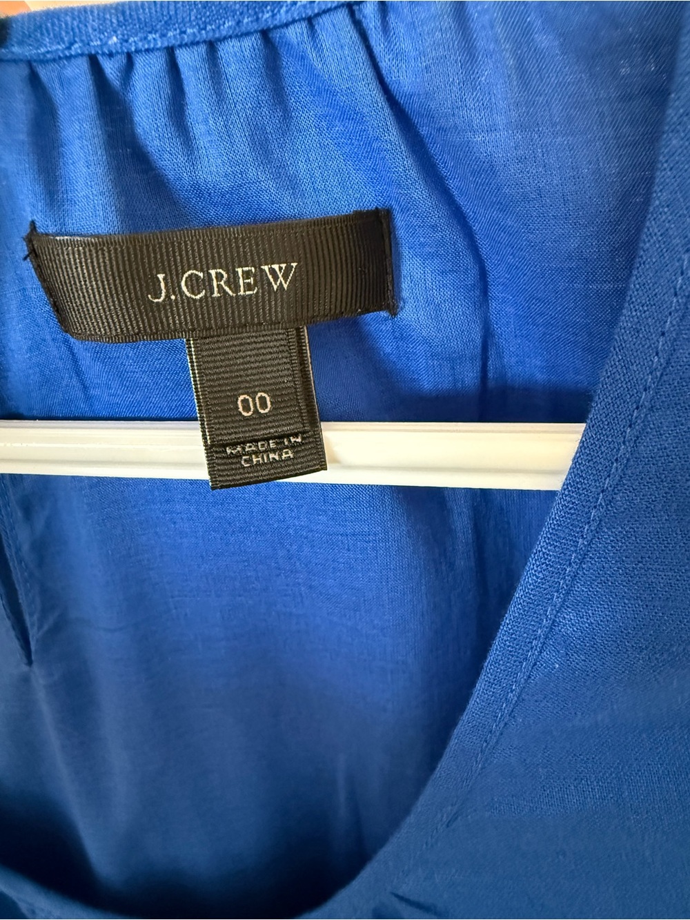 Blue Sleeveless Scoop Neck Dress - Picture 3 of 6